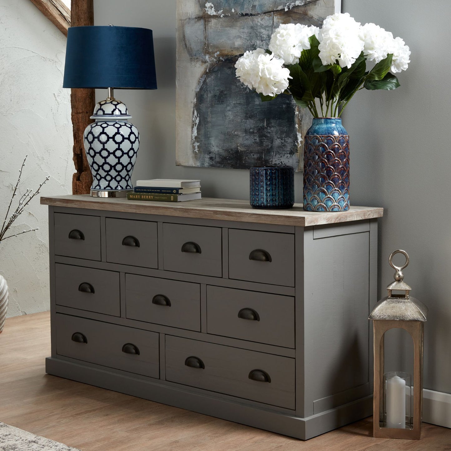 The Oxley Collection Nine Drawer Chest