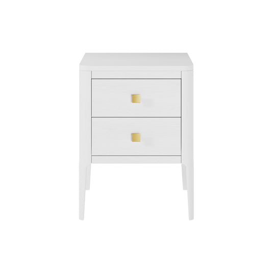 Abberley Bedside White 2 Drawers