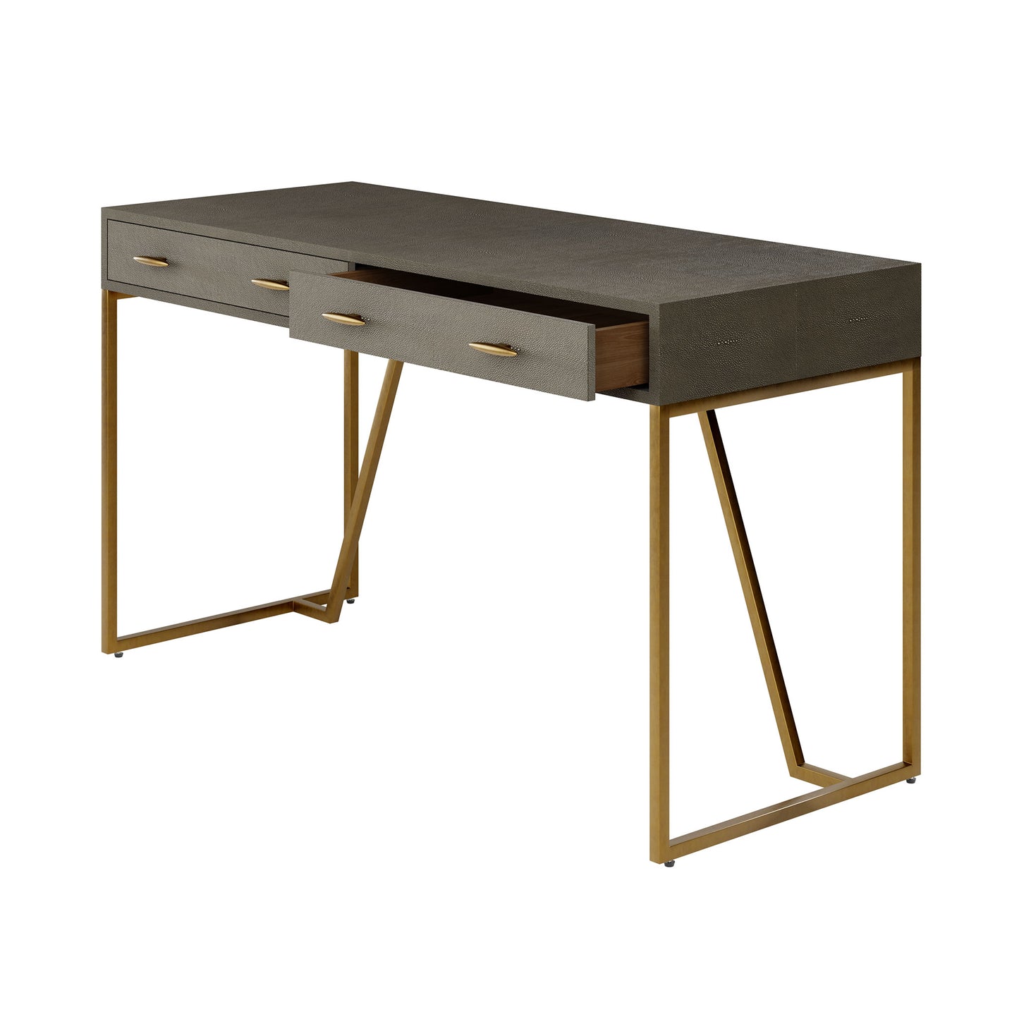 Hampton Desk Grey Shagreen