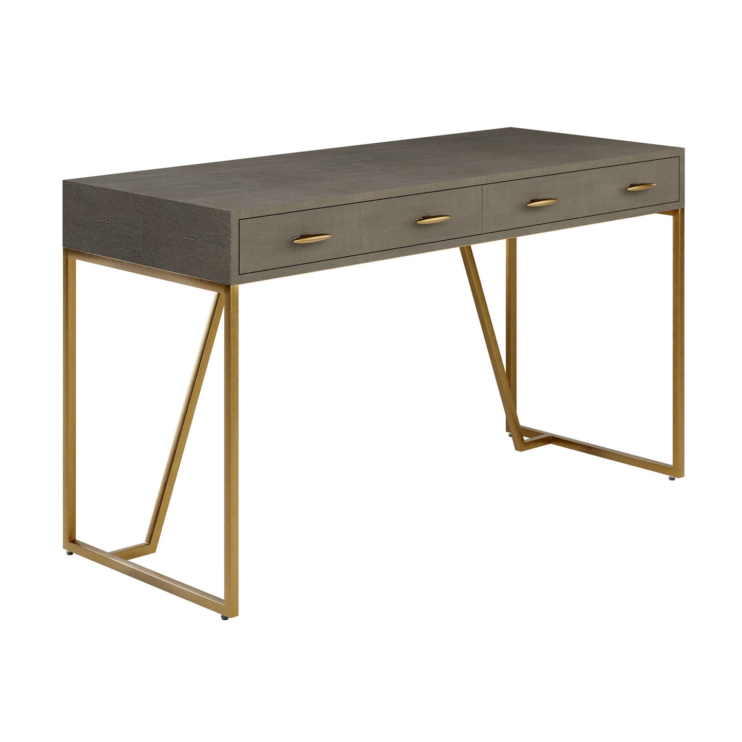 Hampton Desk Grey Shagreen